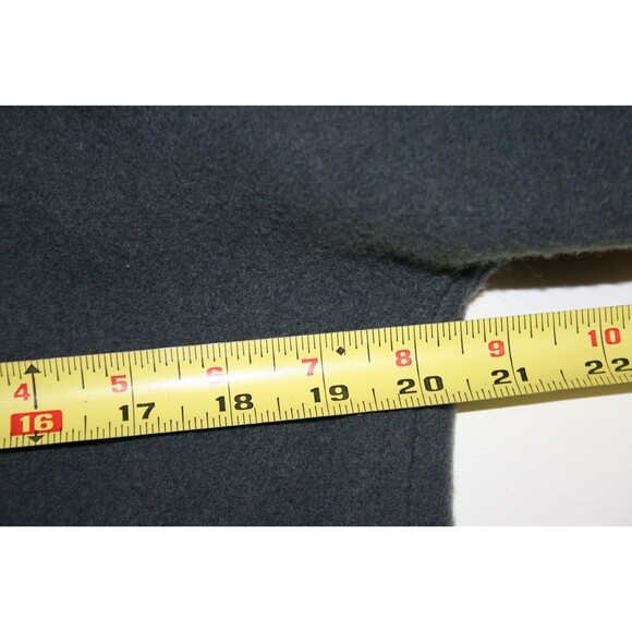 Vintage L. Magnin Turnaround Reversible XS Light & Dark Gray Wool Coat Jacket - Picture 9 of 11